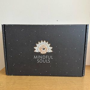 Mindful Souls Self Care Box Crystals Bath Bomb Jewelry Incense Wellness NEW